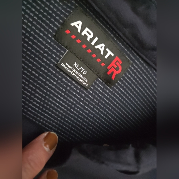 Ariat FR WORK Shirt NWT Cat 2 Osha Navy - Picture 4 of 16